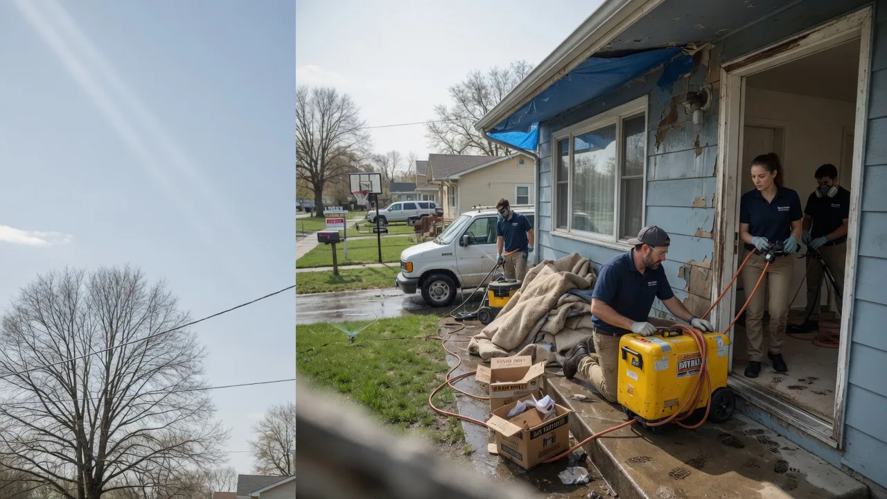 Basement Flood Cleanup in Henderson, IA near me